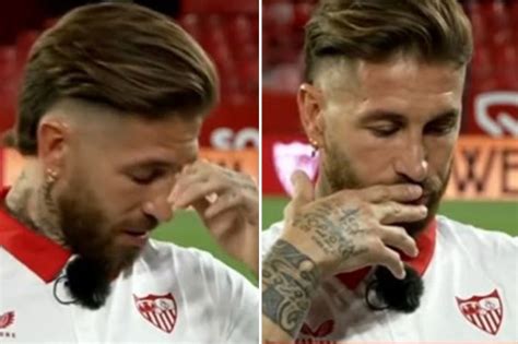 sergio ramos figlio down|Sergio Ramos breaks down in tears in emotional goodbye to Real。